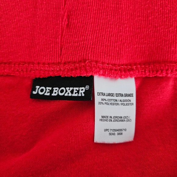 Joe Boxer Red Terrycloth Mini Skirt XL Ruffle Hem Drawstring Y2K Style Soft Girl - Picture 3 of 7